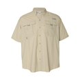 thumbnail image 1 of PFG Bahama II Short Sleeve Shirt, 3X, Fossil, 1 of 4