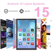 Android 15 Tablet 10 inch Tablets with Case, 12GB RAM + 64GB ROM (Expand to 1TB), Quad Core Processor Tablets, 5G WiFi 6, BT5.0, 1280x800 IPS Touch Screen, 6000mAh Battery, 8MP Dual Camera, Pink
