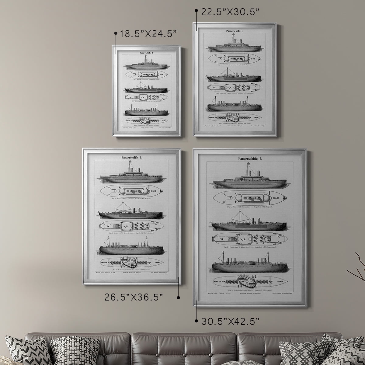 Industrial Ship Premium Classic Framed Print - Ready to Hang