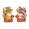 Abbraccia 2025 Chinese New Year Couplets Fu Character Decoration Gate