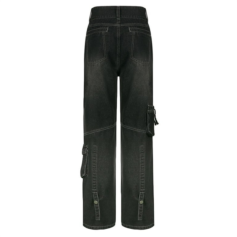 Vintage 90s Skylinewears Black Reverse Stitch Cargo Tripp NYC Style Black  Pants Size 40x34 -  Canada