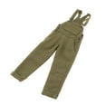 thumbnail image 3 of Kokiya 1/12 Male Cargo Pants Handmade Doll Clothes Multi Pocket Mini Clothing Miniature green, 3 of 9