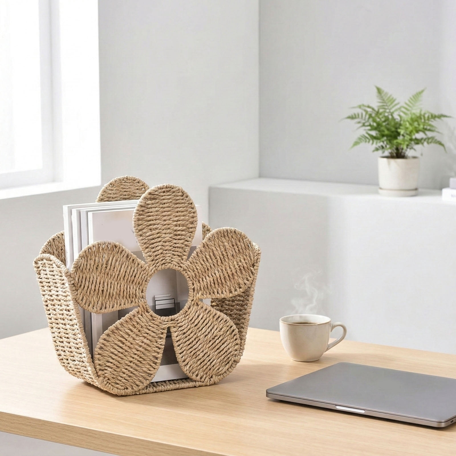 1Pc Desktop Magazine Organizer, Creative Desk Storage Rack For Office Home, 1Pc Desktop Organizer For Books Magazines And Desk Supplies, 1Pc Desktop Magazine Storage For Home