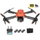 thumbnail image 2 of 2.4G 4CH FPV Quadcopter Evitación de obstáculos Cámara 4K RC Drone (Batería naranja 3) Ehuebsd libre de BPA, 2 of 9