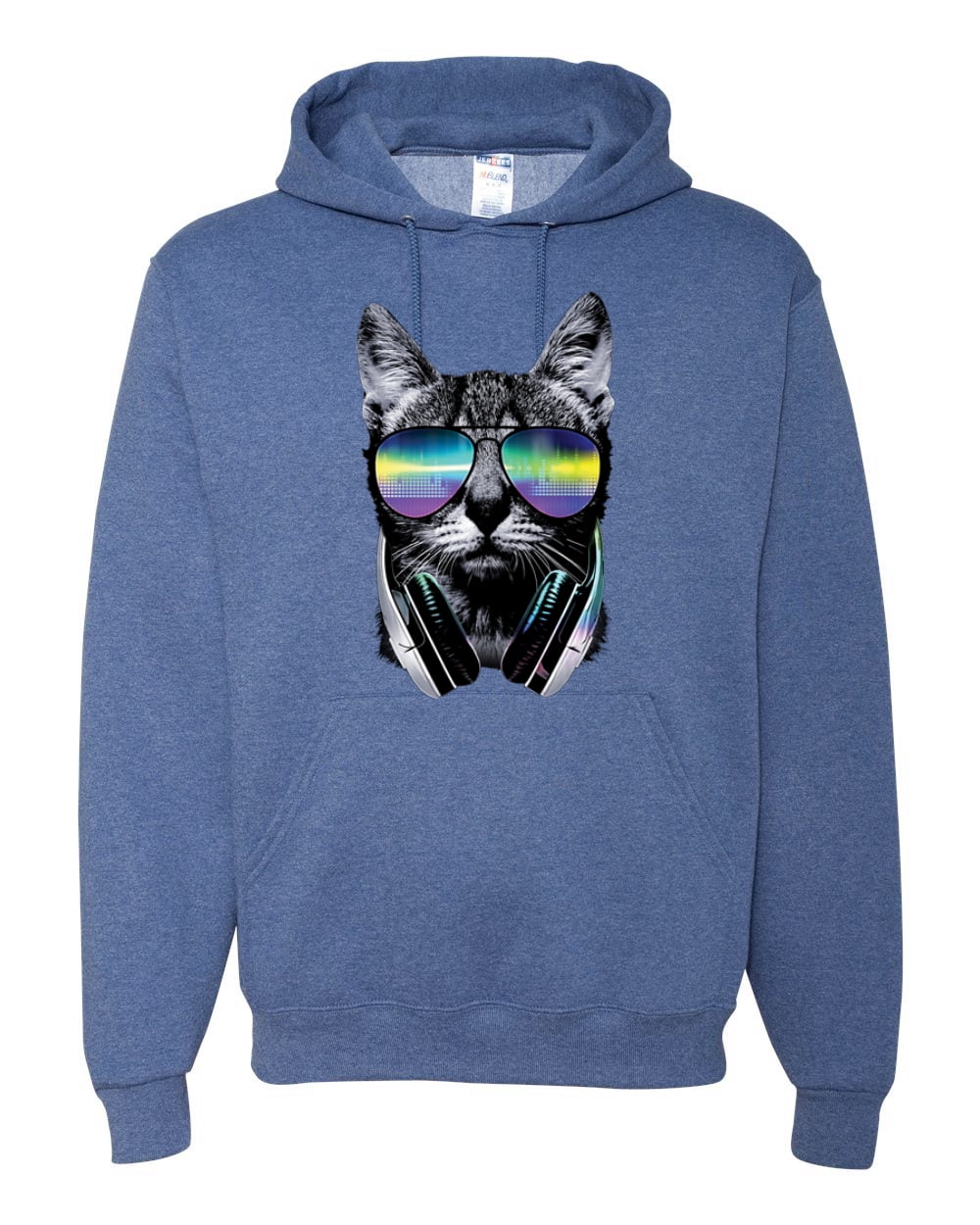 DJ Kitty Cat with Headphones | Mens Cat 