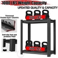 thumbnail image 4 of Kitchen Storage Shelf 16"W x 12"D x 22"H, 2-Tier 1000LBS Heavy-Duty Metal Adjustable Organizer for Pantry Bathroom Laundry Countertop Wet Areas, 4 of 8