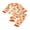 Orange, variant on RUINIXCW Kids Toddler Baby Girl Halloween Silk Stain Pajamas Set Girls Fall Sleepwear Pumpkin Bread Print Lapel V Neck Furry Long Sleeve Button Down Shirt and Pants Set Loungewear Homewear 1-7 Years