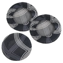 Uxcell 9.5" Bar Stool Cover 4 Pack Stool Cushion Cover for 12"-18" Chair, Blue White