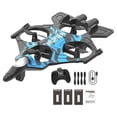 thumbnail image 4 of Avión RC Avión de control remoto Giro de 360 degree Listo para volar Fácil de controlar al aire libre azul con 3 pilas, 4 of 9
