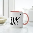 thumbnail image 6 of CafePress - Football Punter Evolution Mugs - 11 oz Ceramic Mug - Novelty Coffee Tea Cup, 6 of 6