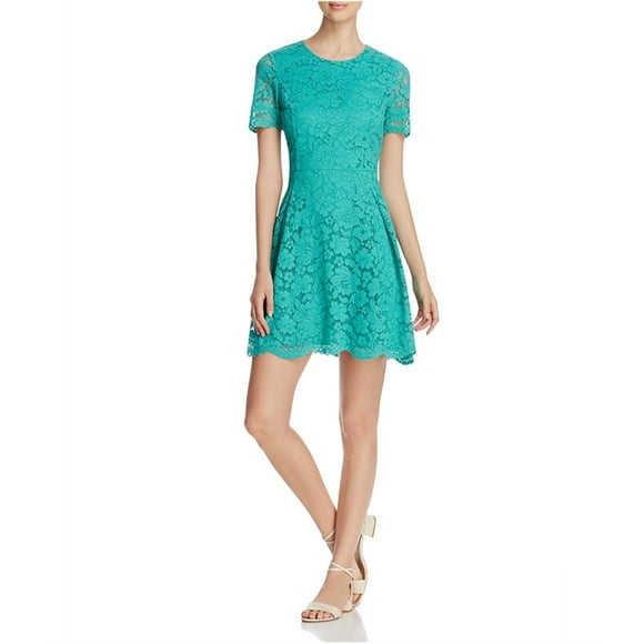 Finity Womens Flare Shift Dress, Verde, 10