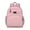 Pink, variant on Cute dog backpack with paw prints, lightweight backpack with multiple compartments, perfect student backpack or dog lover gift
