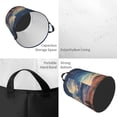 thumbnail image 2 of Balery Western Desert Cloud Cowboy Cesta de ropa redonda con asas, impermeable, independiente, para ropa, juguetes, dormitorio y familia-Medium, 2 of 6
