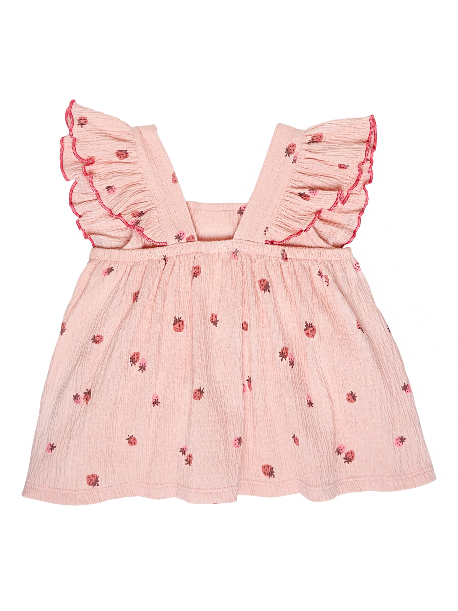 Modern Moments by Gerber Baby Girl Soft Top and Bloomer Outfit Set, 2-Piece, Sizes 0/3 Months - 24 Months