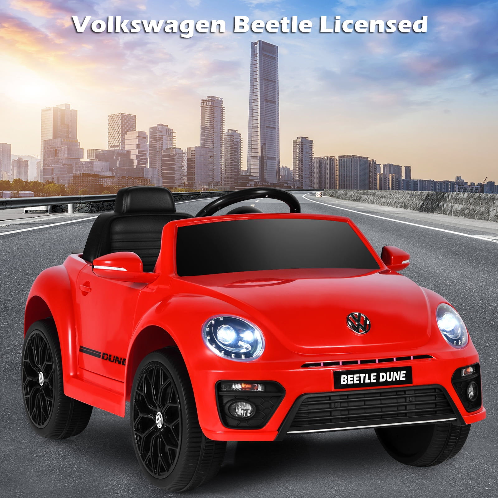 Topbuy 12 Toddler Ride On Car Volkswagen Beetle Kids