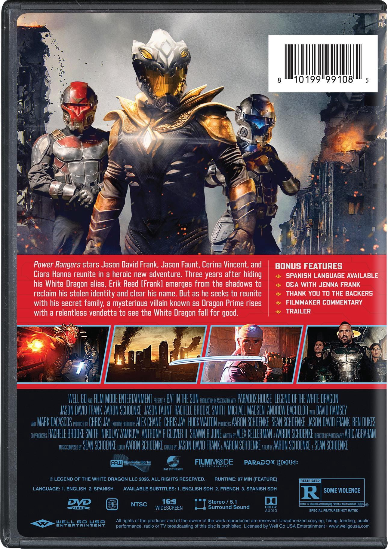 Legend of the White Dragon (DVD), Action Well Go USA