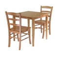 thumbnail image 1 of Winsome Groveland 3-Piece Dining Set, Square Table with 2 Chairs - 34330, 1 of 9