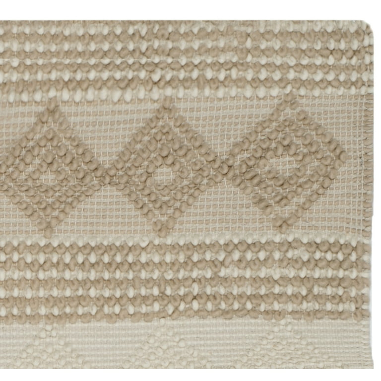 Safavieh Braided Coleman Confetti Solid Cotton Area Rug, Beige