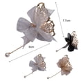 thumbnail image 4 of Visland Pince à Cheveux Pendentif Perle Coiffe Décorative Ruban Nœud Pince à Cheveux à Franges pour Femmes, 4 of 7