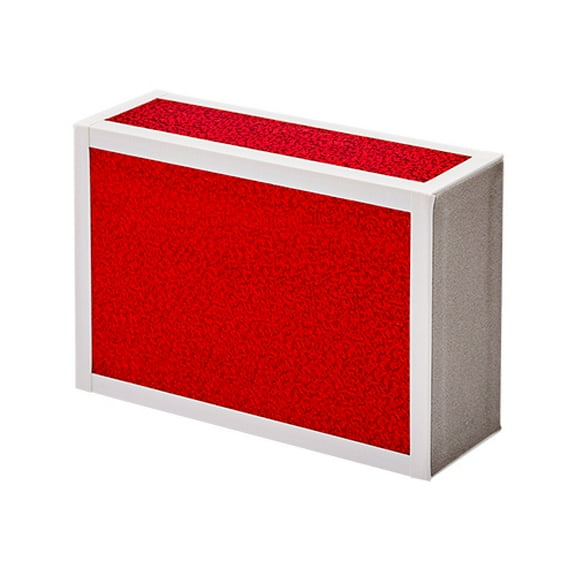 Henrys Juggling Wooden Cigar Box - Glitter Colors with White Tape (Red)