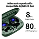 thumbnail image 2 of Audífonos Inalámbricos Bluetooth,con Doble LED Pantalla Digital y Micrófono Lab.G, Verde, 2 of 5