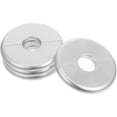 thumbnail image 2 of Voiceine 4pcs Pool Ladder Plate Cover Round Shielding Cover Inground Pools Water Pipe Cover Pool Ladder Parts Protective Wall Split Flange Pool Handrail Covers, 2 of 10