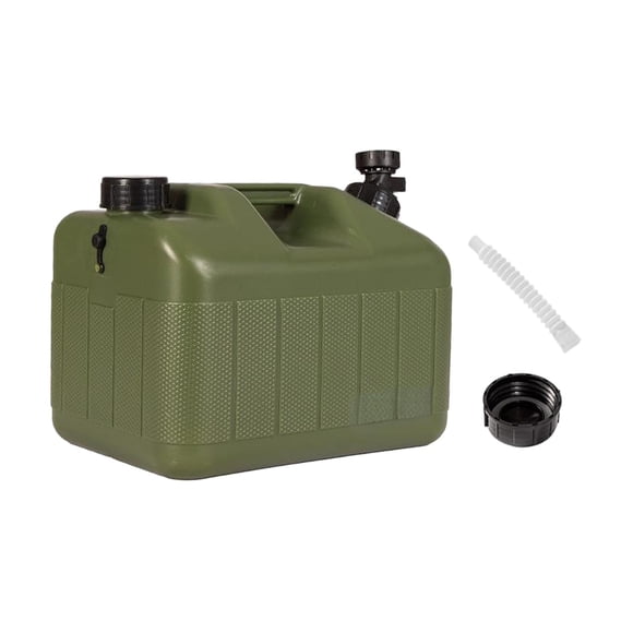 Contenedor de agua para acampar, tanque de emergencia, tubo de extensión, barril a prueba de fugas, jarra de almacenamiento de agua con grifo para