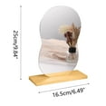 thumbnail image 3 of Pompotops Fashion Irregular Acrylic Mirror Desktop Desktop Makeup Mirror Clearance, 3 of 6