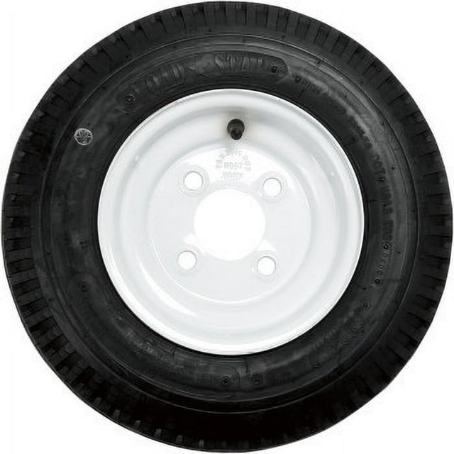 Kenda Trailer Tire/Wheel Assembly - 4-Ply Rated/Load Range B - 4.80-8 - 4 Hole Rim