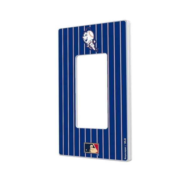 New York Mets 2014 Cooperstown Pinstripe Single Rocker Light Switch Plate