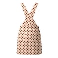 thumbnail image 5 of WERYOUNG Kids Girls Summer Dresses Sleeveless Polka Dot Print Overalls Dress With Pocket Casual Suspender Dress Stylish Sundresses 4-5 Years, 5 of 7