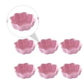 thumbnail image 3 of HOMOBABE Pink FlowerShaped Seasoning Dishes Made of Synthetic Material for LongLasting Use 6 Pieces, 3 of 5