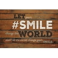 thumbnail image 2 of Rae, Marla 24x17 Black Ornate Wood Framed with Double Matting Museum Art Print Titled - SMILE - Change the World, 2 of 4