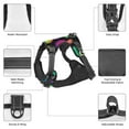thumbnail image 6 of Lsque Bright Mushrooms Dog Harness, No-Pull Pet Harness with 2 Leash Clips, Adjustable Soft Padded Dog Vest with Easy Control Handle for Large Dogs-Small, 6 of 9