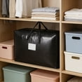 thumbnail image 5 of Tgbvmt Heavy Duty Extra Large Storage Bags Reinforced Handles Double Zipper Fully Open Top Organizer For Clothes Toys Christmas Decor Moving College Dorm Camping Home Holiday Decor Storage Bags, 5 of 6