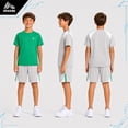 thumbnail image 2 of RBX Boys Athletic Outfit Lightweight Breathable Active Shirts and Basketball Shorts 3 Piece Set, 2 of 7