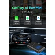 Biniz Carplay AI Box Android 11, Wireless Android Auto Multimedia Video Box with Netflix YouTube HDMI Output8 Core, 2+16G Magic Box Carplay Support 4G SIM/TF Card,for Cars with Factory Wired Carplay