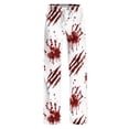 thumbnail image 6 of Zydvens Women Halloween Pajama Pants Wide Leg Lounge Wear with Pockets Soft Elastic Waist Drawstring Sleepwear Bottoms Spooky Pumpkin Ghost Sweet Print Costume Cosplay S-3XL, 6 of 7