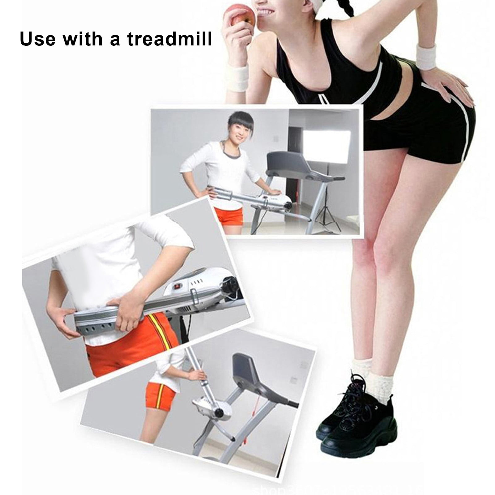 Treadmill Massage Belt, Adjustable Size Plastic Head Treadmill Waist Belt  For Vibrating Machine