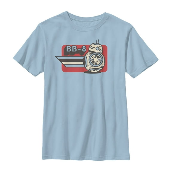 Boy's Star Wars: The Rise of Skywalker BB-8 on the Run Graphic Tee Light Blue Small