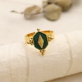 thumbnail image 4 of Anillo Apertura Diamantes ENTASSER Oro 14 Quilates Retro Acero Titanio, 4 of 6