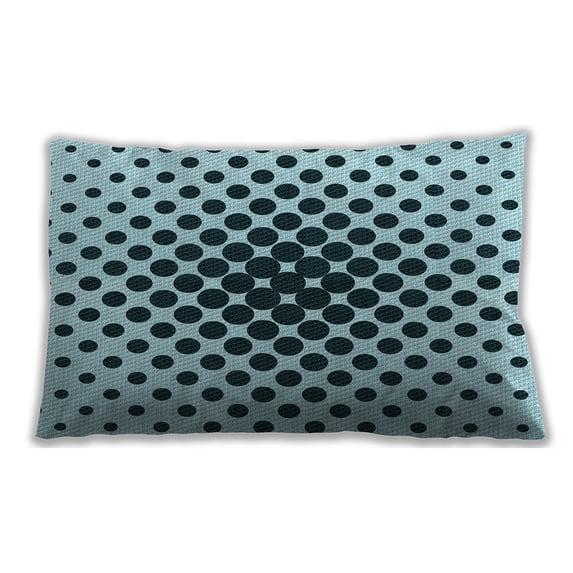 Ahgly Company Outdoor Rectangular Contemporary Lumbar Throw Pillow, 13 inch by 19 inch
