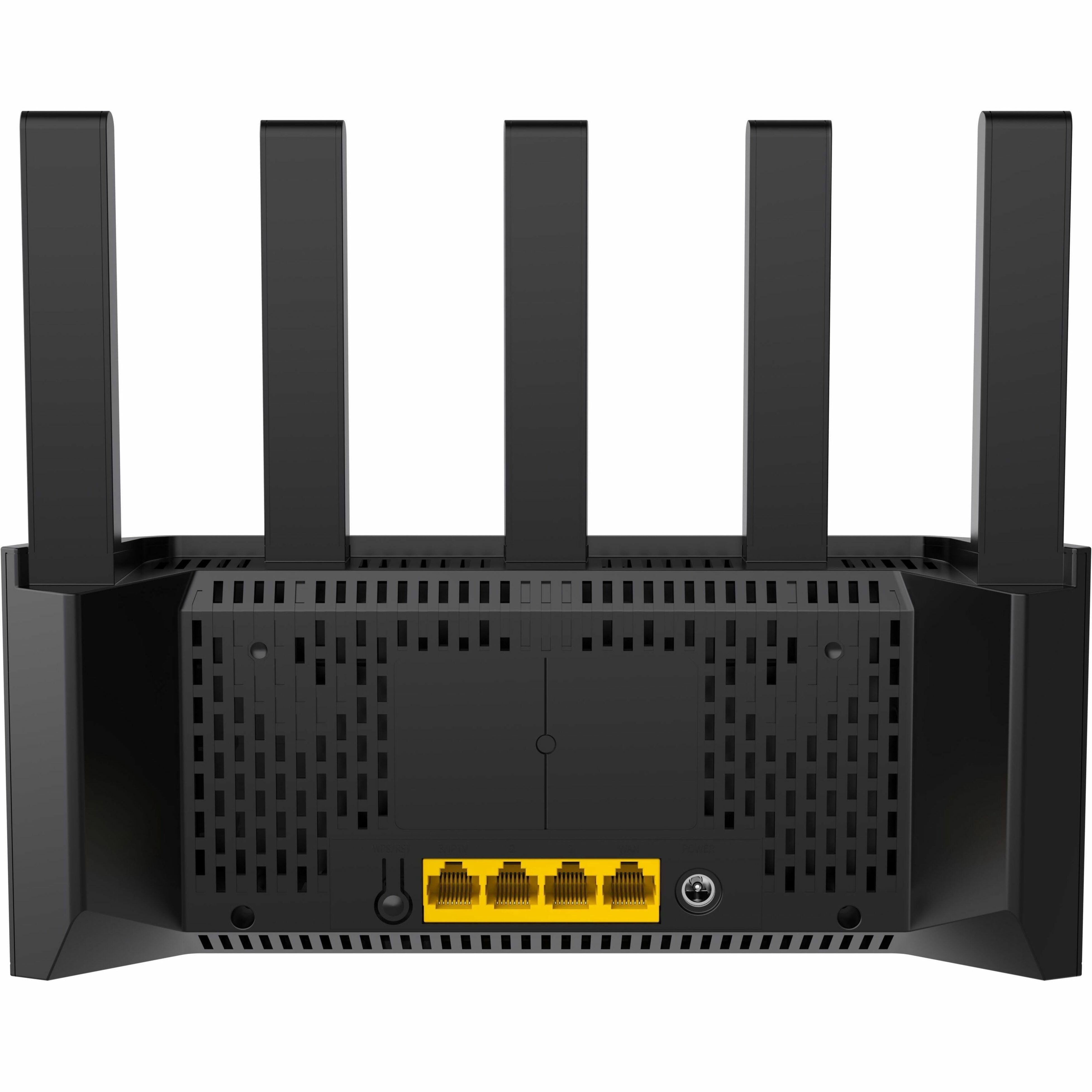 Tenda TX2L Pro Wi-Fi 6 IEEE 802.11 a/b/g/n/ac/ax Ethernet Wireless Router - Dual Band - 2.40 GHz ISM Band - 5 GHz UNII Band - 5 x Antenna(5 x External) - 187.63 MB/s Wireless Speed - 3 x Network Po...