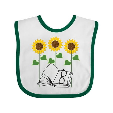 

Inktastic Reading Gift Book Club Gift Baby Girl Bib