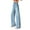 Z1 Light Blue, variant on Luwomo Women's Casual Jeans Straight Leg Pearl Embellishments Stretch Long Wide Leg High Waist Trousers Everyday Wear All Season Versatile Streetwear Relaxed Fit Denim Pants Dark Blue,L