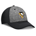 thumbnail image 3 of Men's Fanatics Gray/Black Pittsburgh Penguins Fundamental Top Shelf 2-Tone Flex Hat, 3 of 4