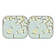 thumbnail image 7 of Haiem Bees Car Windshield Sun Shade (2 Pieces) Foldable Windshield Sun Shade Car Accessories for Truck SUV Pickup-Medium, 7 of 7