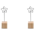 thumbnail image 2 of Base de Lugar Monstrate Titular de la tarjeta Buffet Reserva Metal Madera 11,5 x 3,3 x 3 cm, 2 of 6