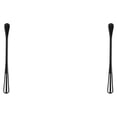 thumbnail image 3 of Monstrate Batidor de huevos Cuchara para condimentos Utensilios para hornear portátiles Espumador de leche Mezclador Gadget Negro 2piezas, 3 of 6