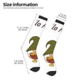 thumbnail image 2 of Balery Hello Autumn Calcetines novedosos Calcetines deportivos Calcetines hasta la rodilla Calcetines de algodón Calcetines originales y geniales, 2 of 6